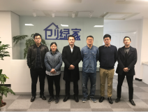 中室協(xié)凈化委秘書長楊軍、執(zhí)行主任尚婕蒞臨創(chuàng)綠家指導工作！